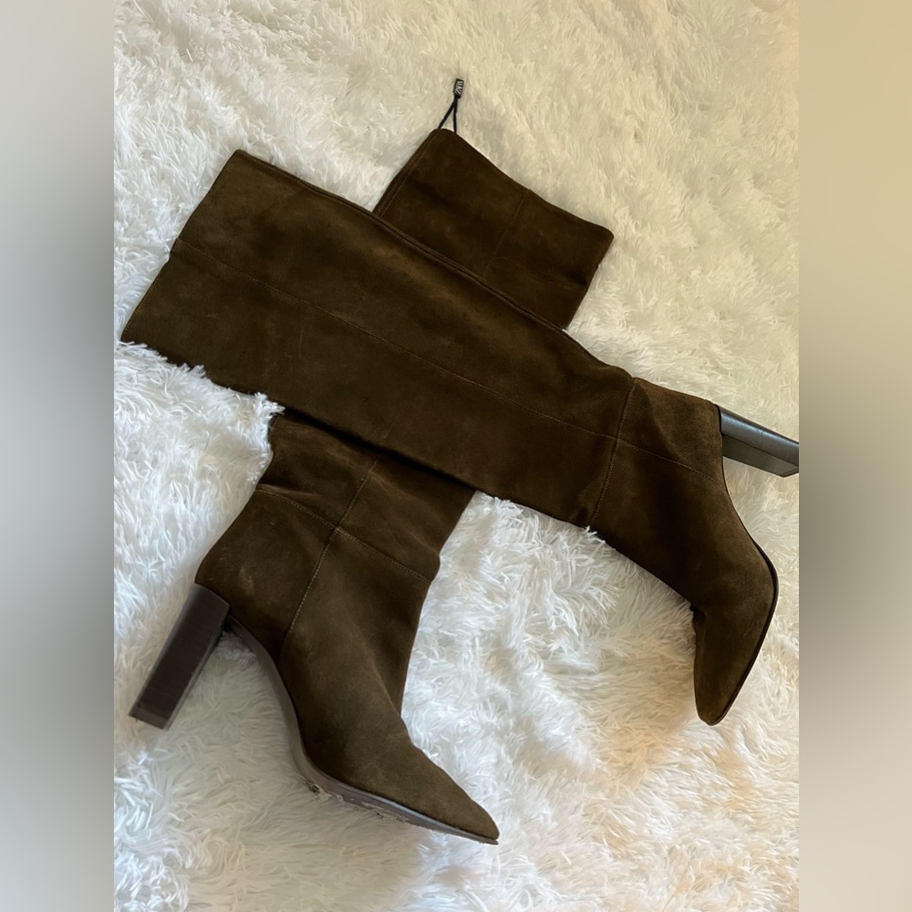 Zara real suede boots size 39/8
